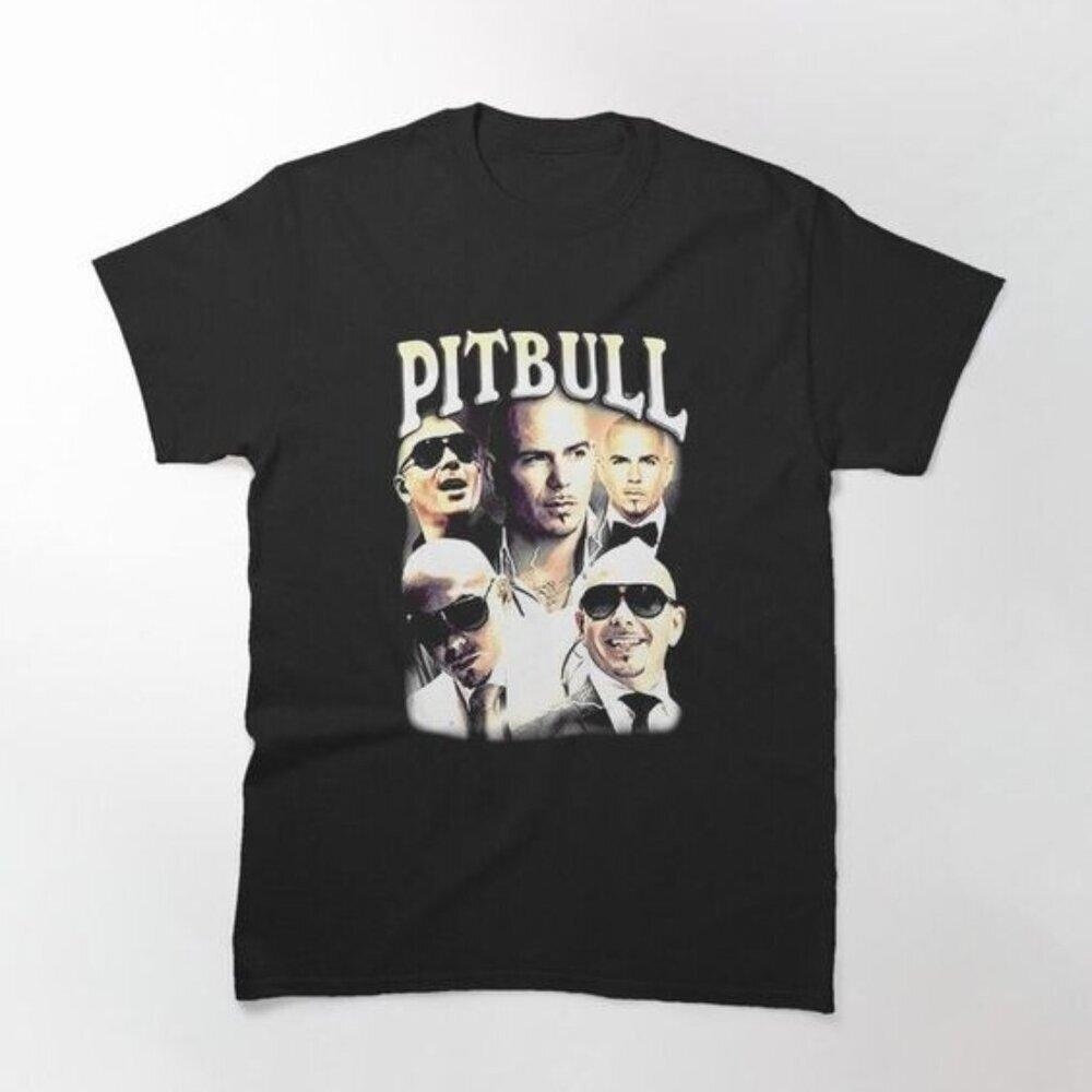 Pitbull Mr Worldwide Retro Pop Hip Hop Music Fan Men Women T-Shirt